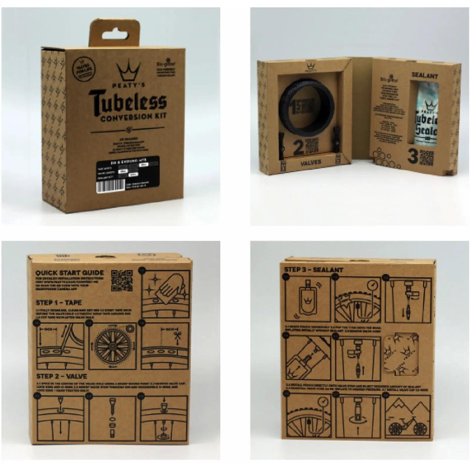 Kit conversion roue tubless Peaty's