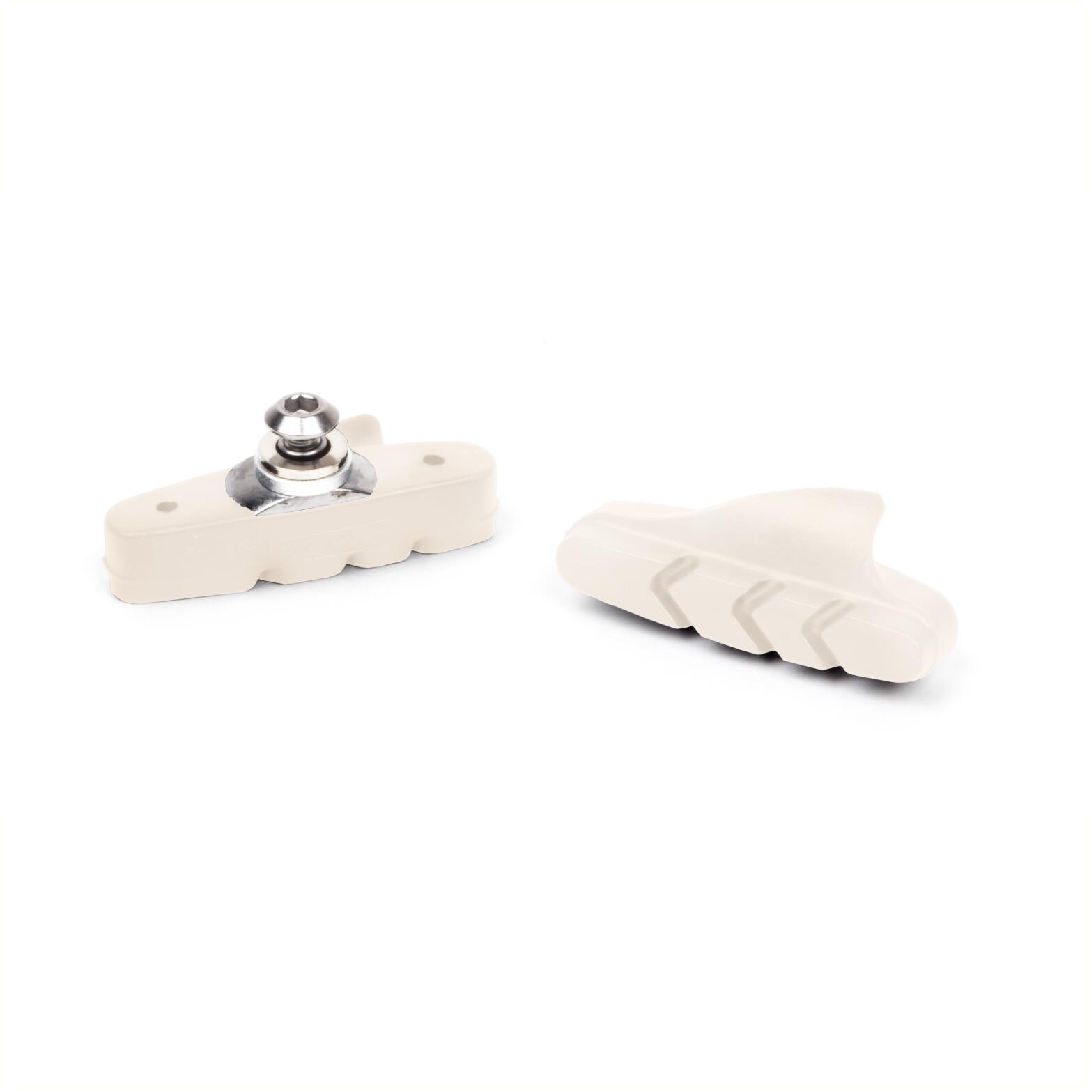 Klocki do obręczy Elvedes 1 para biały skład 55 mm