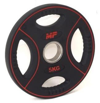 Obciążenie sztangi PU 4-Grip - 5 kg