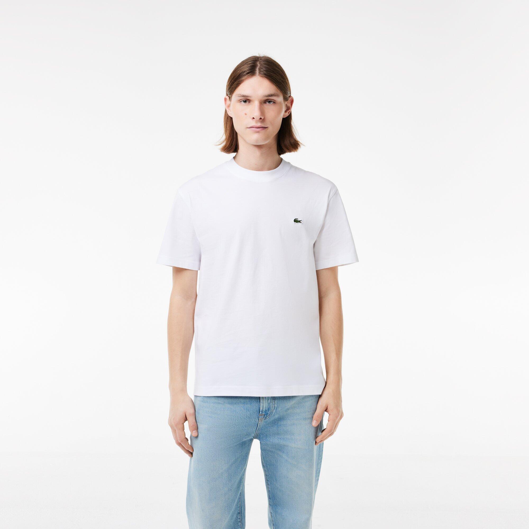 Koszulki Lacoste Model Th7318 Tee-shirt Kolor Biały