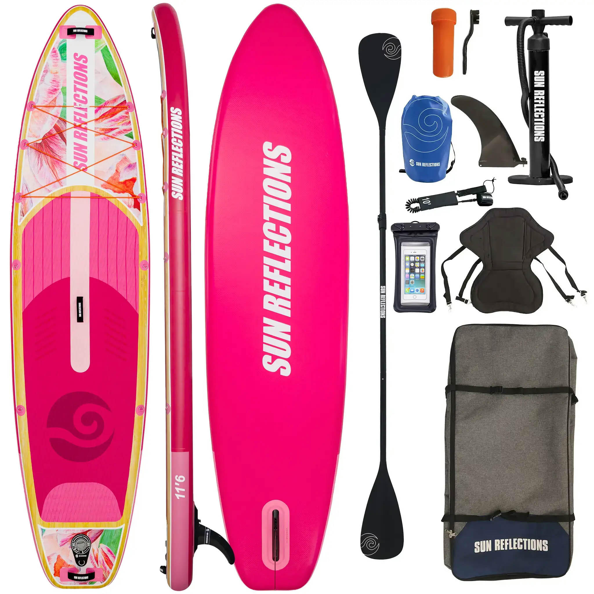Deska Sup Pompowana Sun Reflections L 11'6 Combo Soft Blush