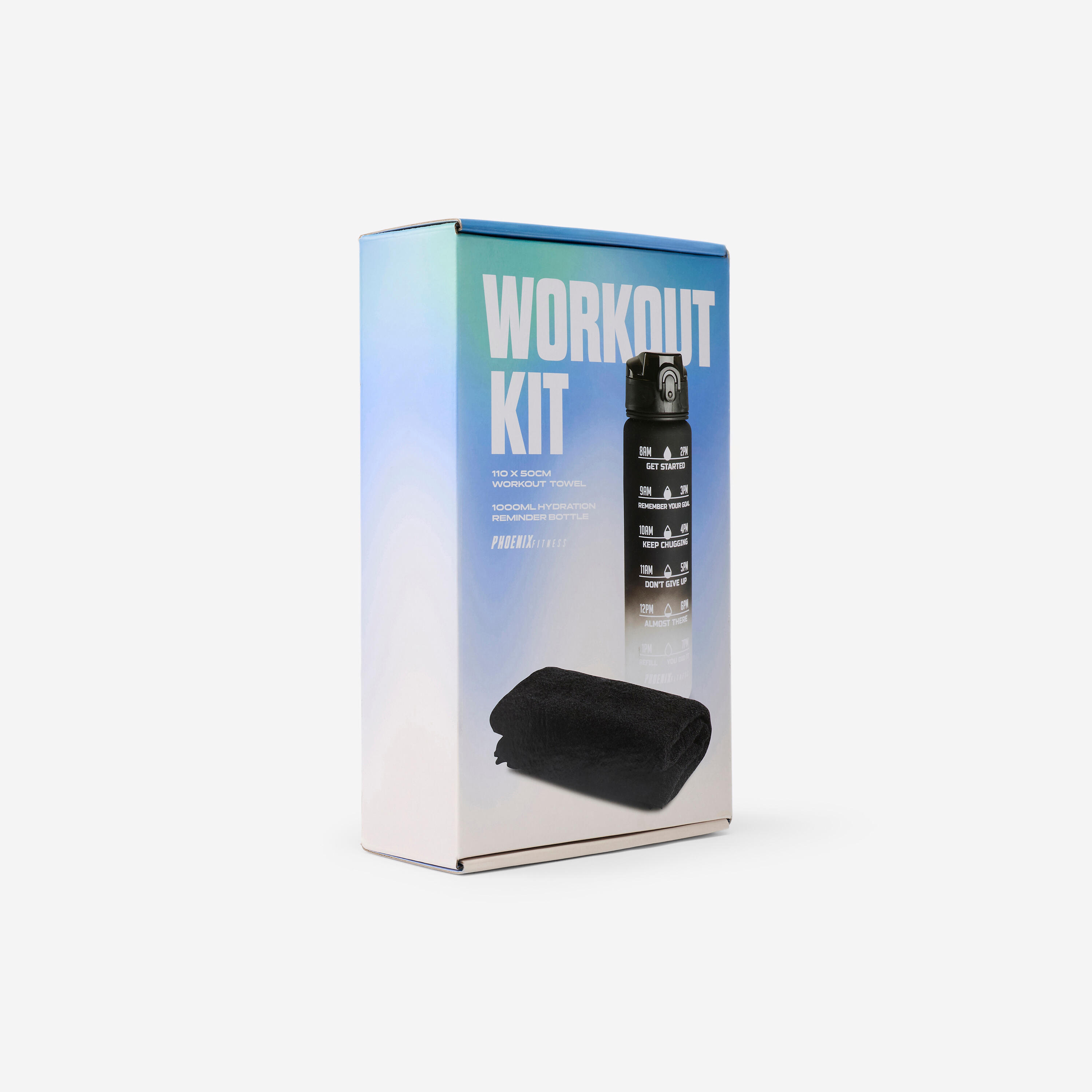 Zestaw fitness bidon 1 l i ręcznik Phoenix