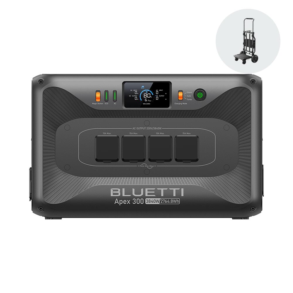 Generator solarny BLUETTI Apex 300 2764 8 Wh + 12 kW Bypass do kampera