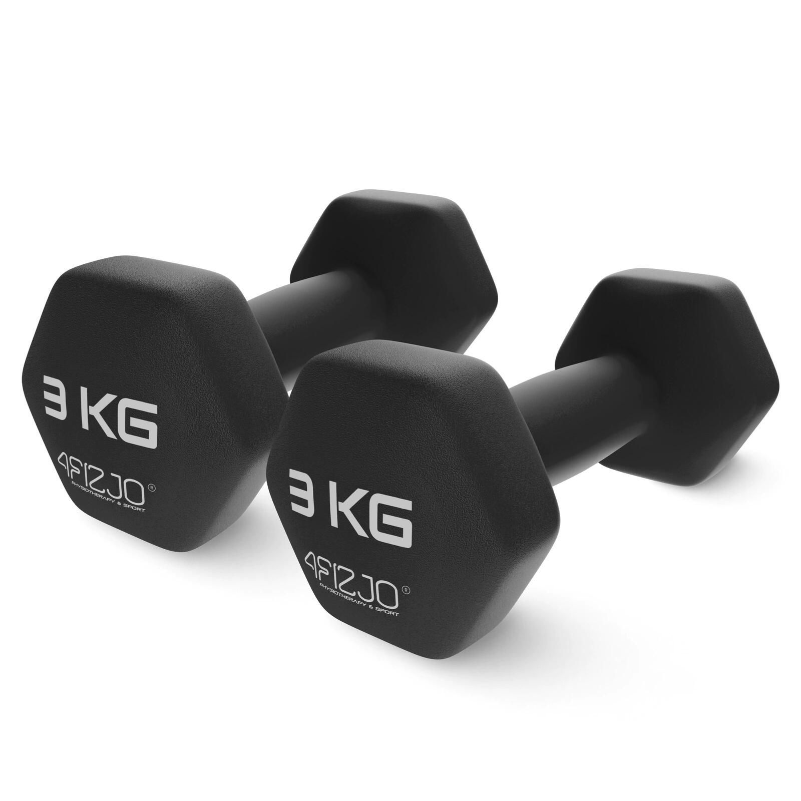 Hantelki ciężarki fitness uniwersalne 4FIZJO CLASSIC 2 szt.