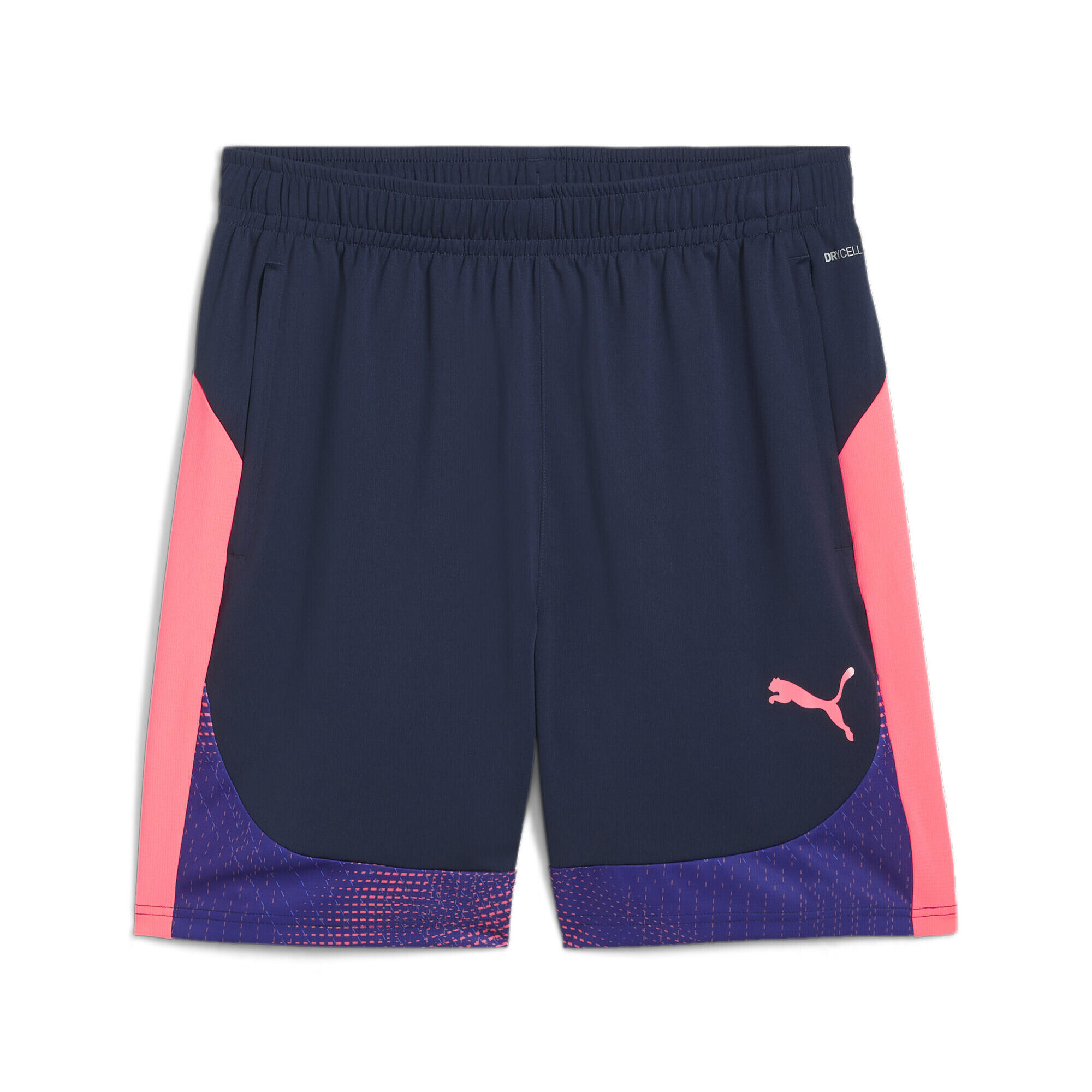 Męskie szorty individualFINAL PUMA Club Navy Dark Amethyst Blue Purple