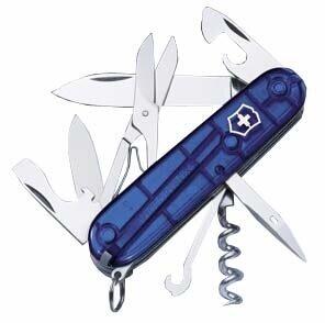Scyzoryk Victorinox Climber 1.3703.T2 niebieski przezroczysty 14 funkcji