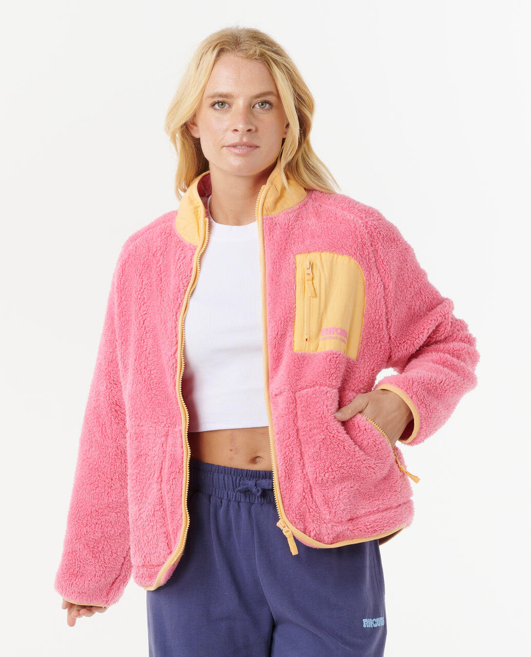 Rip Curl Shore Break Polar Fleece - Pink