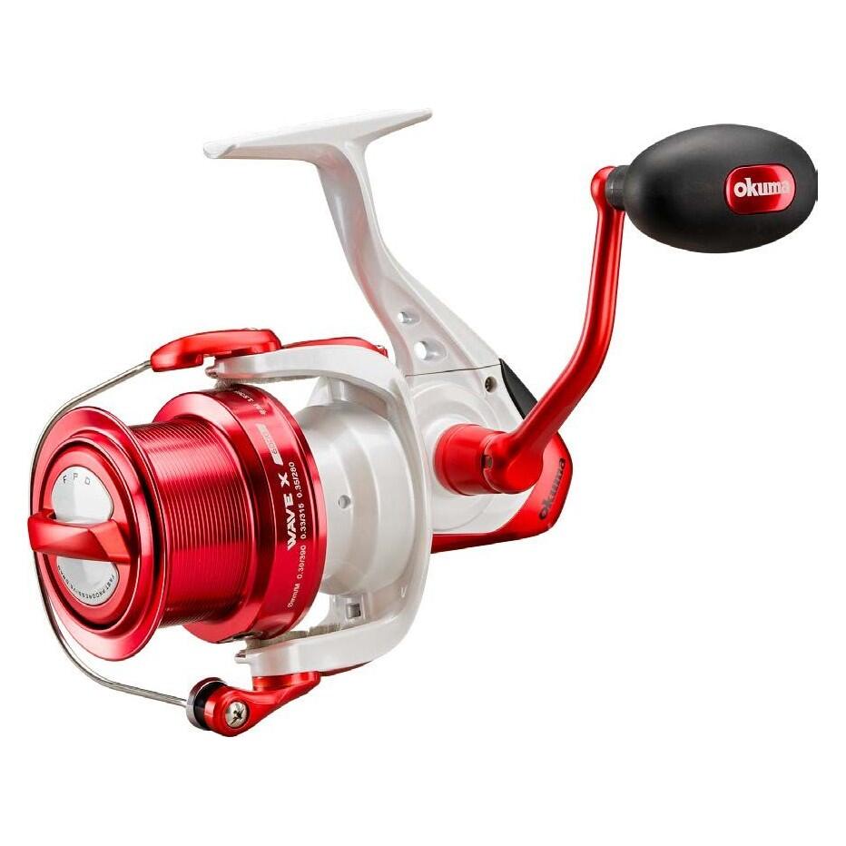 Kołowrotek Carnivore z tylnym hamulcem Okuma Wave X 6000