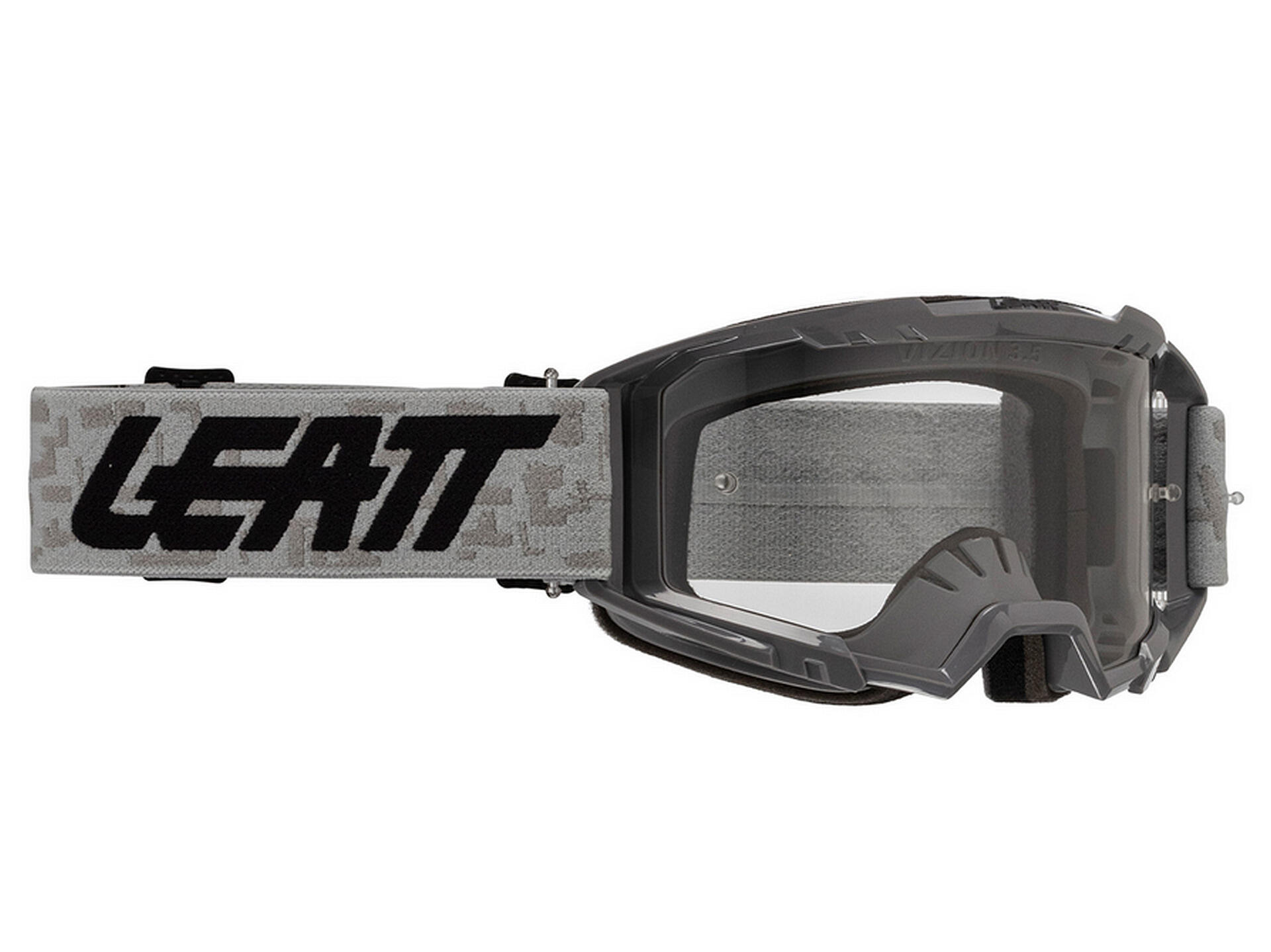 Okulary MTB Goggle Vizion 3.5, szare przezroczyste