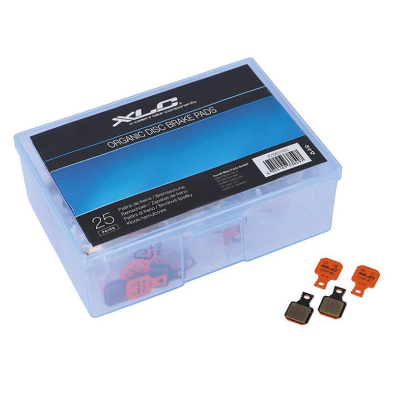 Zestaw stalowych klocków hamulcowych Shimano XLC bp-o20 (x25) (x25)