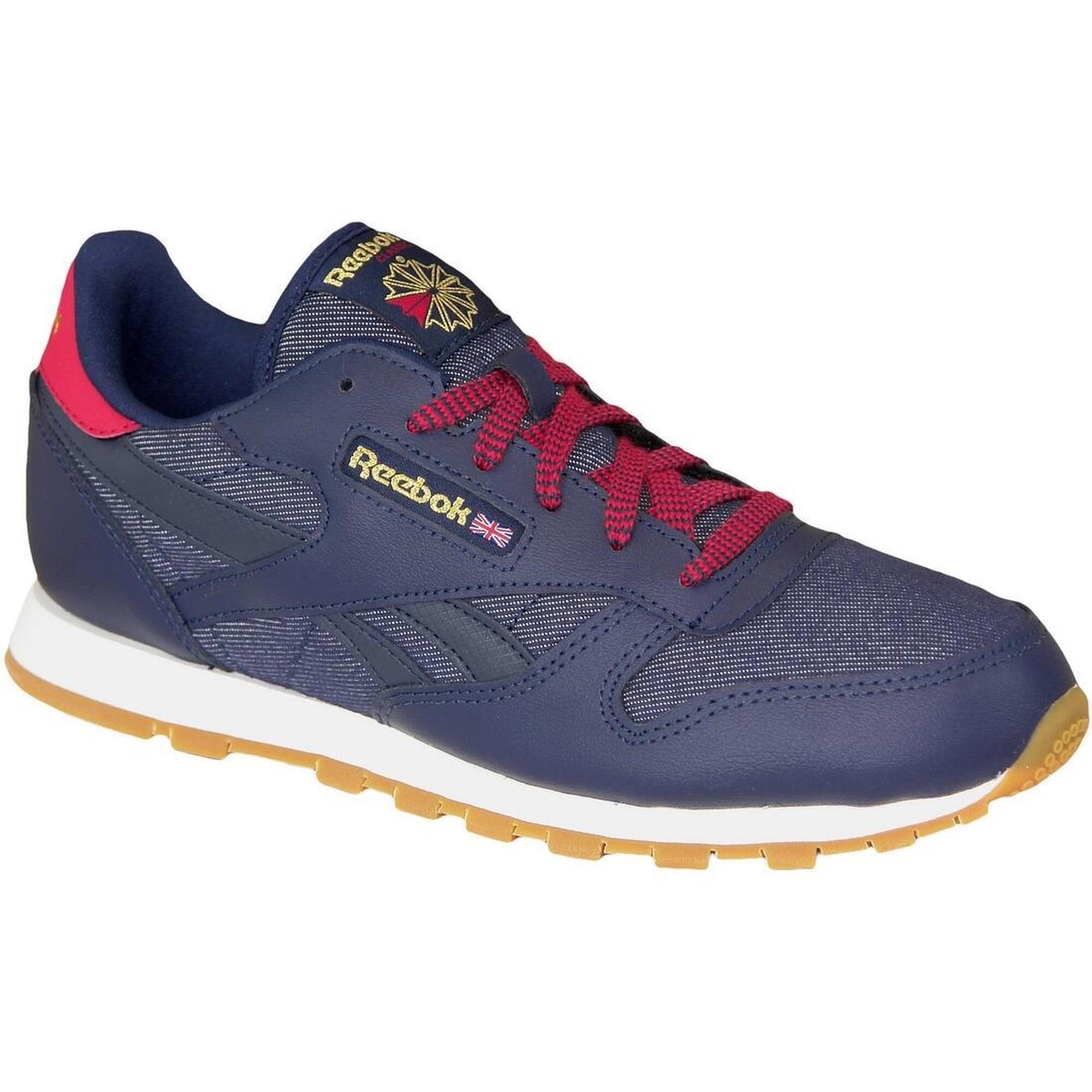 Reebok Classic Leather DG   dziewczęce buty sportowe  Granatowe