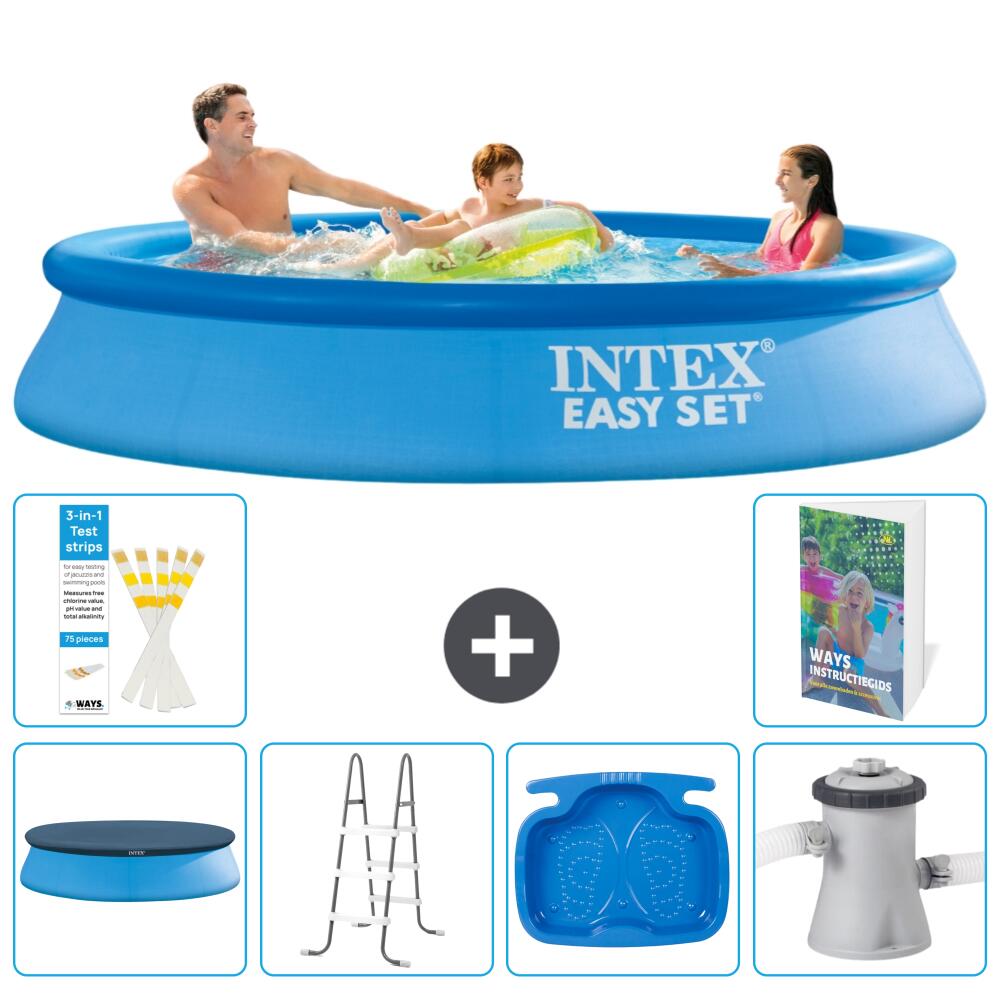 INTEX Basen Easy Set Okrągły - 305x61 cm - 7-częściowy S140
