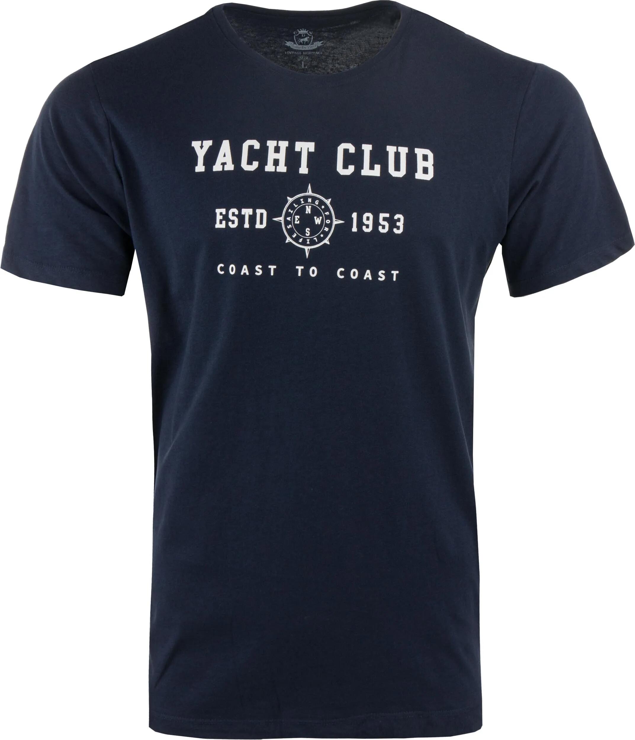 T-shirt męski Corso Da Vinci Livenza Night Blue