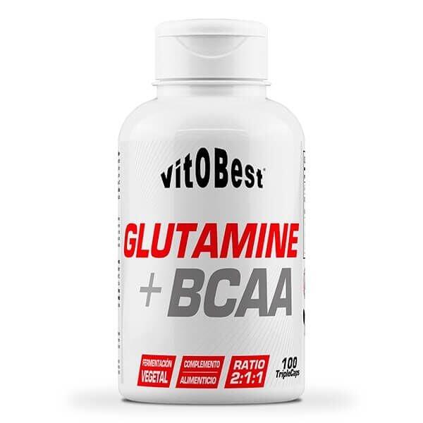 Glutamina z BCAA - 100 TripleCaps VitoBest
