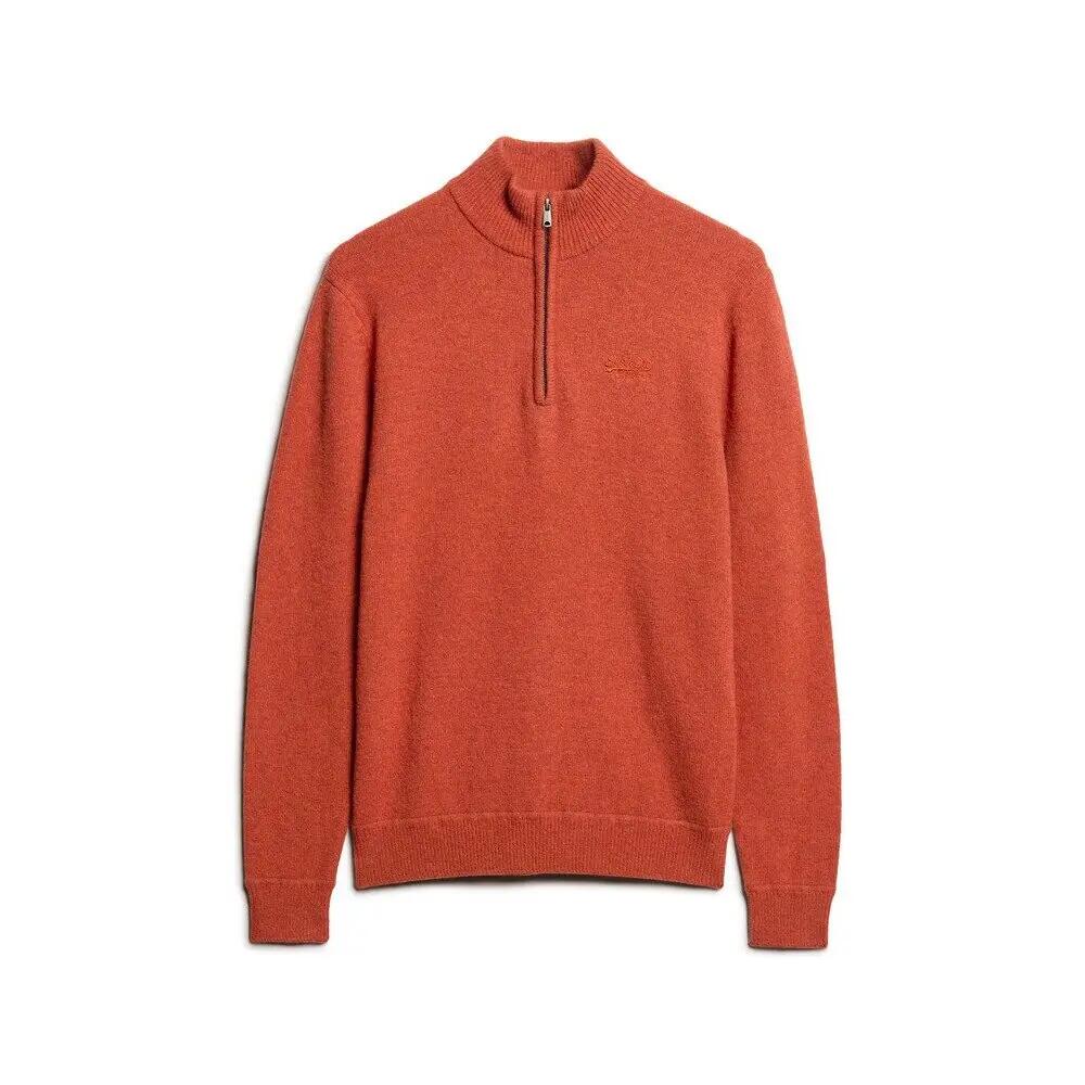 Sweter z dekoldem typu polo z siateczki Superdry Essential