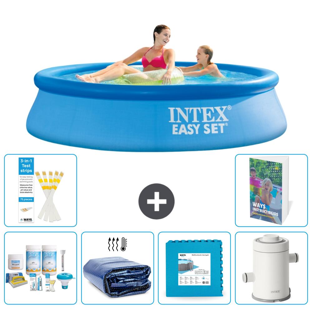 INTEX Basen Easy Set Okrągły - 244x61 cm - 7-częściowy S14