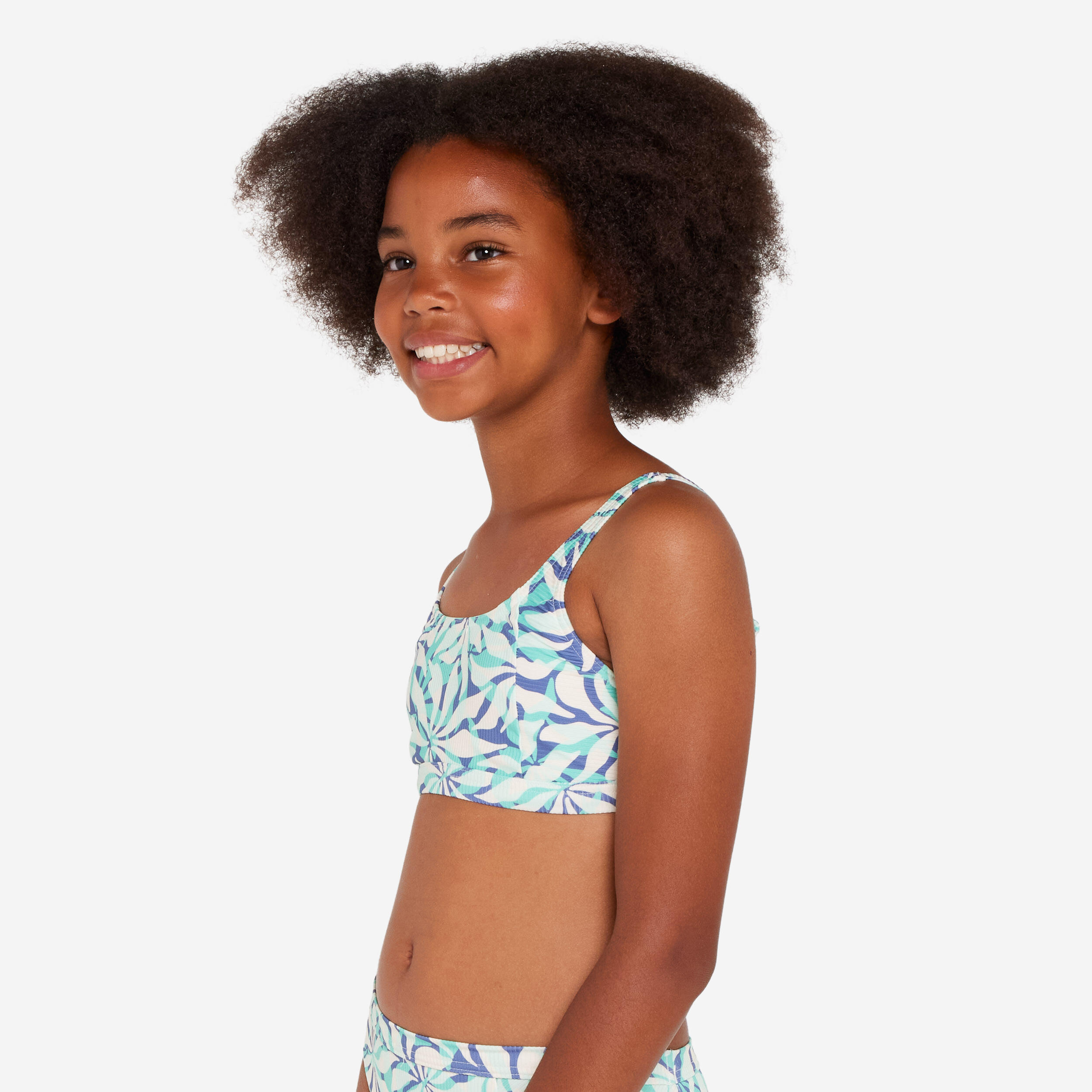 Góra kostiumu kąpielowego surfingowego dla dzieci Olaian 500 Nora