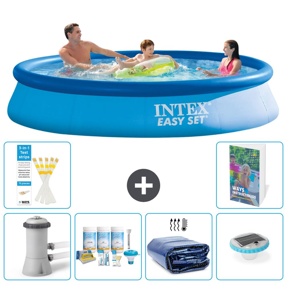 INTEX Basen Easy Set Okrągły - 366x76 cm - 7-częściowy S228