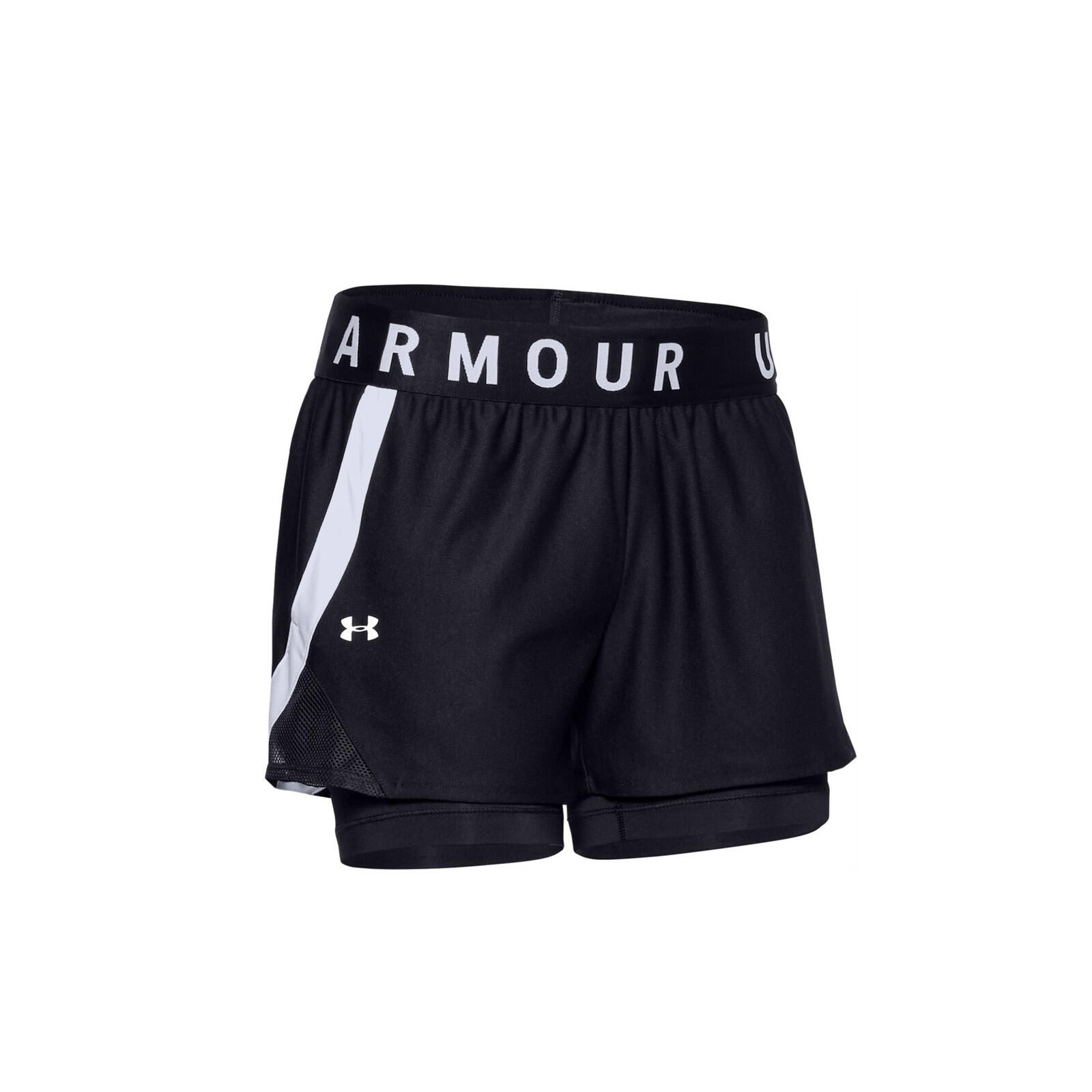 Krótki Under Armour Play Up Czarny Damskie
