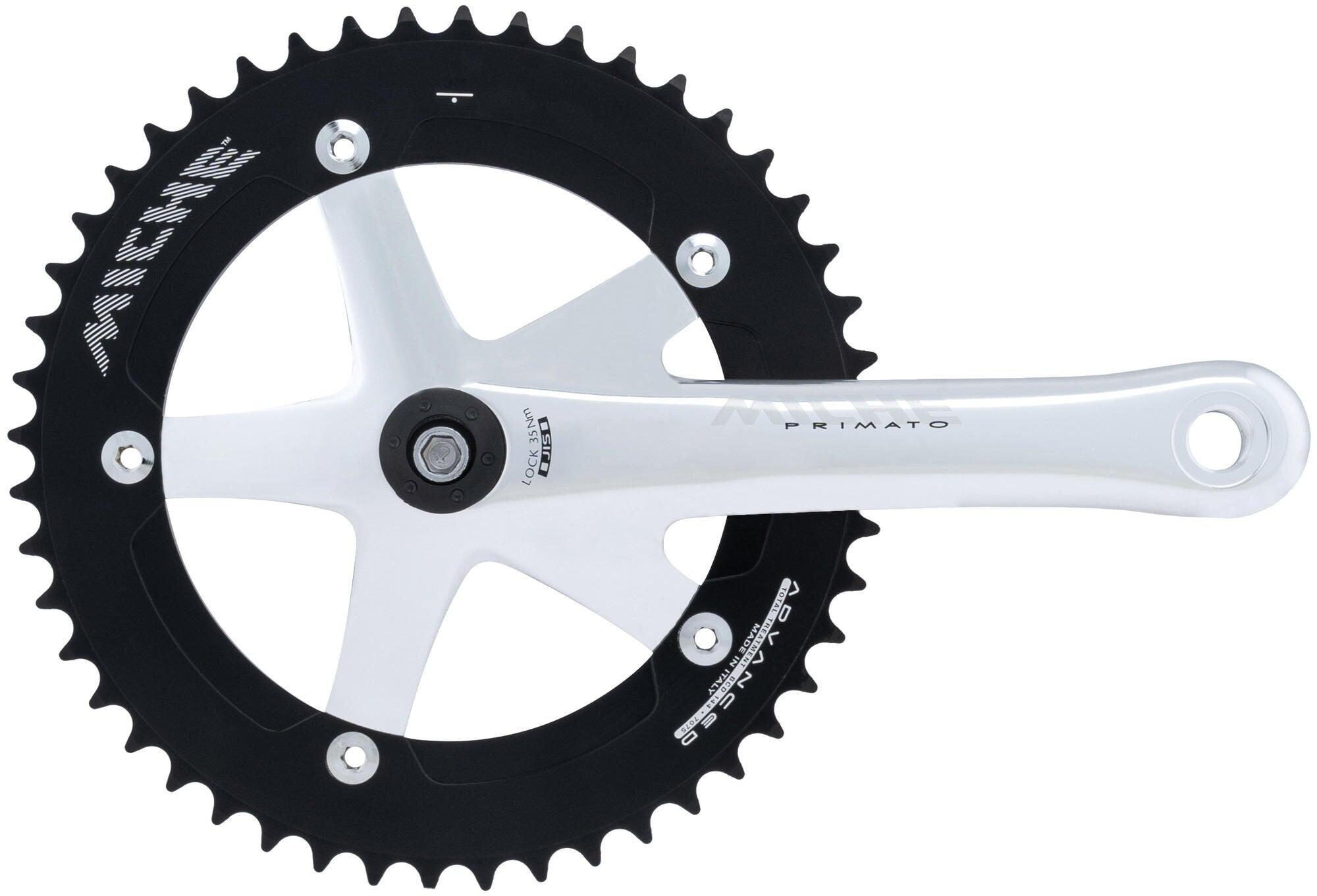 Korba MICHE Pista 170 mm 48T srebrna bez suportu