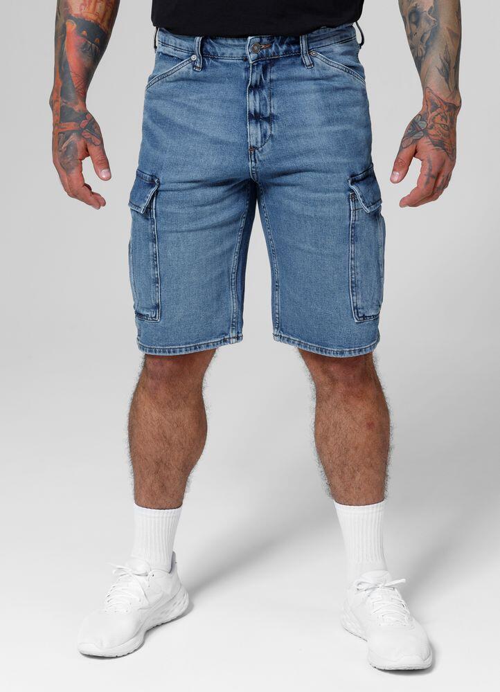 Szorty męskie Pitbull Jeansowe bojówki Classic Wash Deerhorn