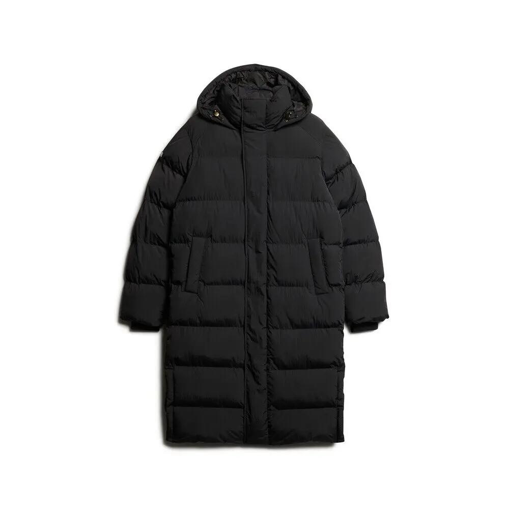 Długa kurtka z kapturem Superdry