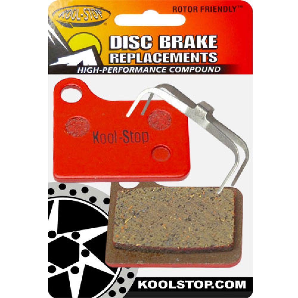 Koolstop klocki hamulcowe tarczowe Shimano Deore Nexave (2 szt.) czerwone