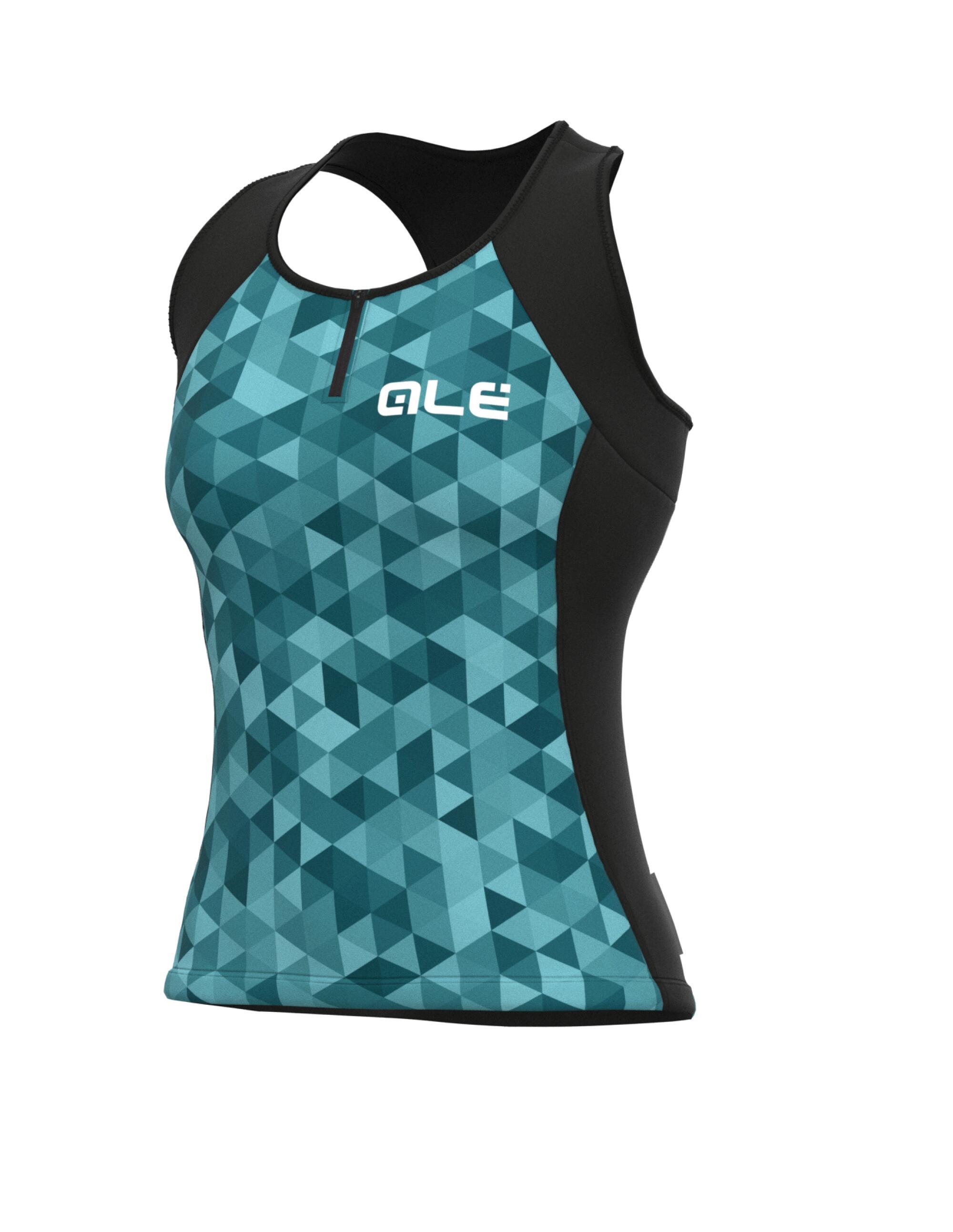 Koszulka rowerowa damska Alé Cycling Solid Top Triangles