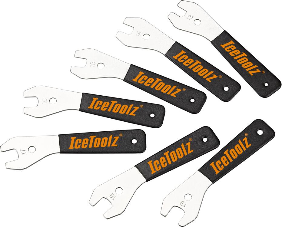 Zestaw kluczy stożkowych IceToolz 13–19 mm, 7 szt.