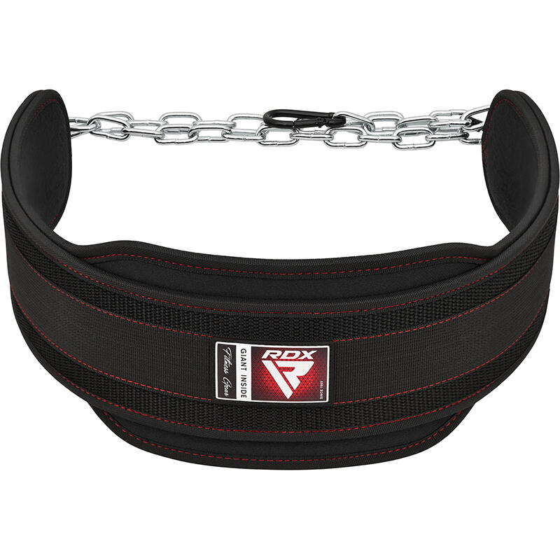 Pas do podnoszenia ciężarów RDX Pro Dipping Belt 2 Layer