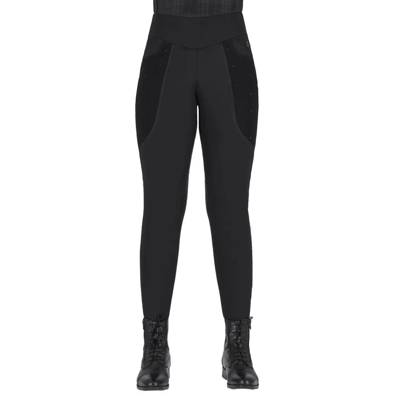 Damskie legginsy jeździeckie QHP Zahra