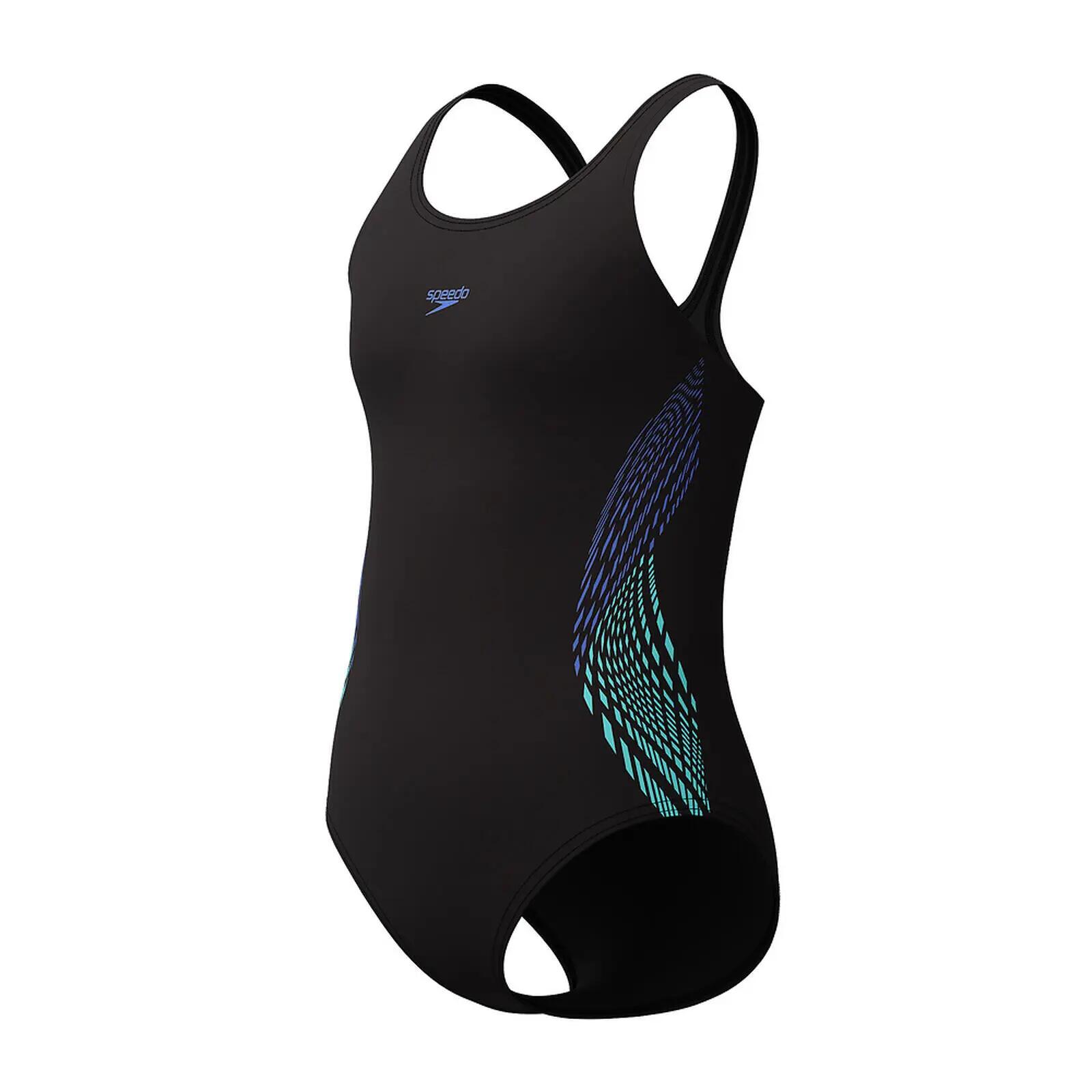 Dziecięcy 1-częściowy kostium kąpielowy Speedo Eco Placem Muscleb