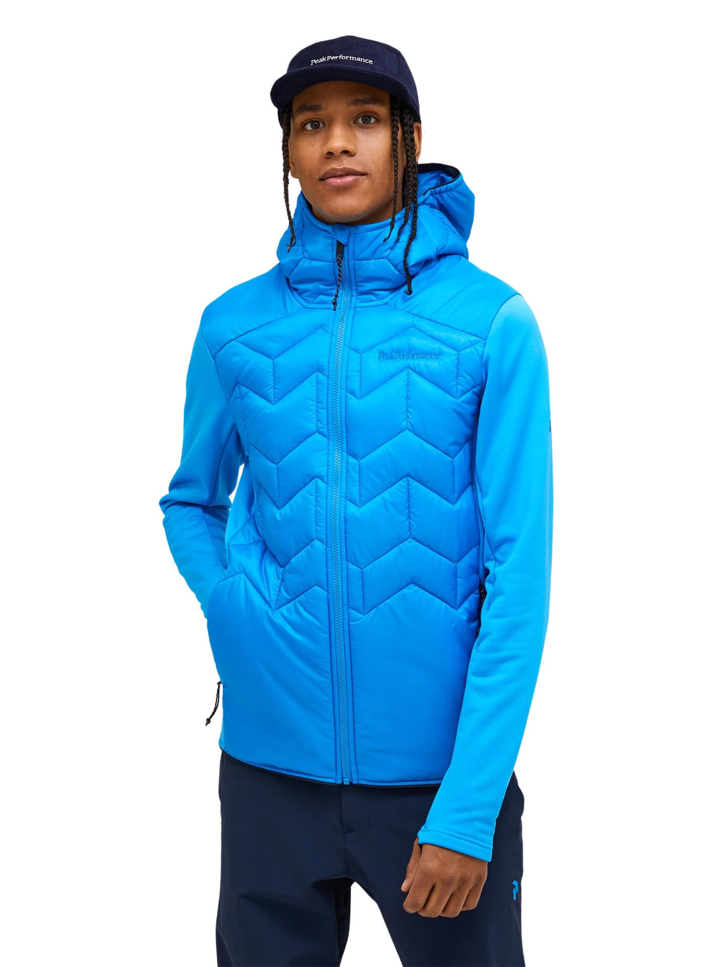 Kurtka Peak Performance męska Elevate Liner Hybrid Hood Jacket niebieska - M