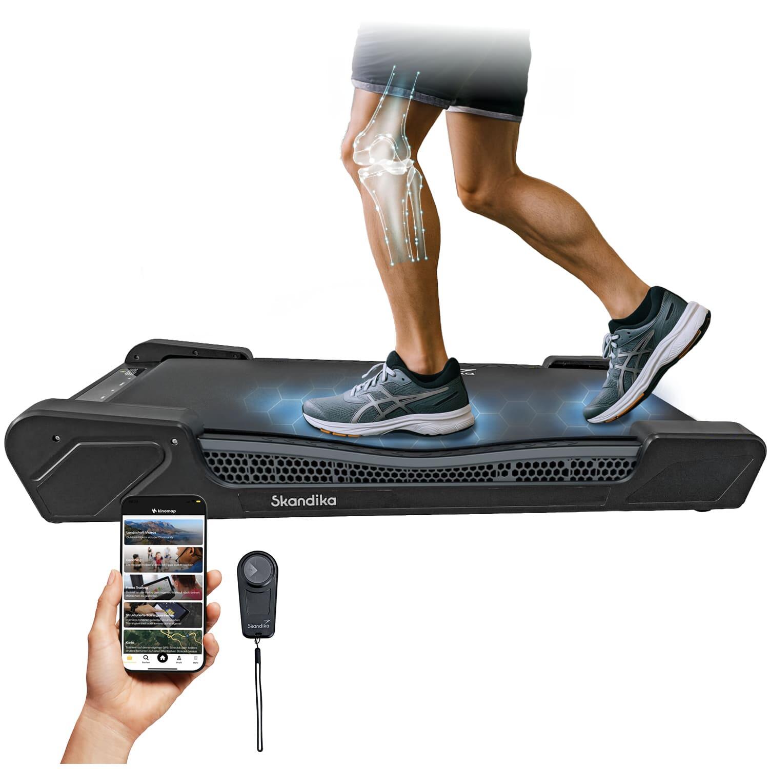 Bieżnia domowa do chodzenia cicha elektryczna Walking Pad Trekant K6-S do 6 km/h