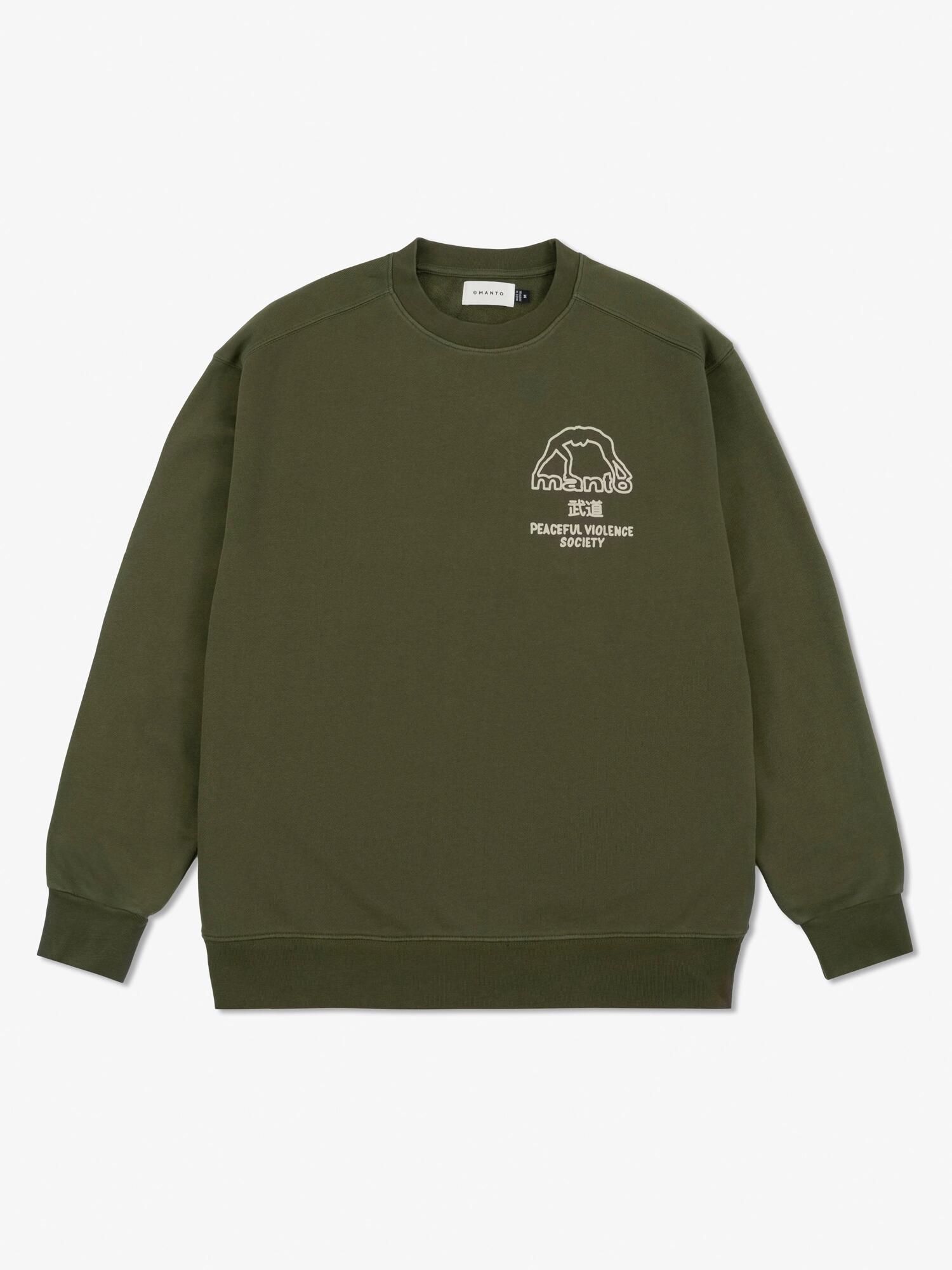 Bluza oversize Manto SOCIETY — 100% bawełna organiczna 320 gsm