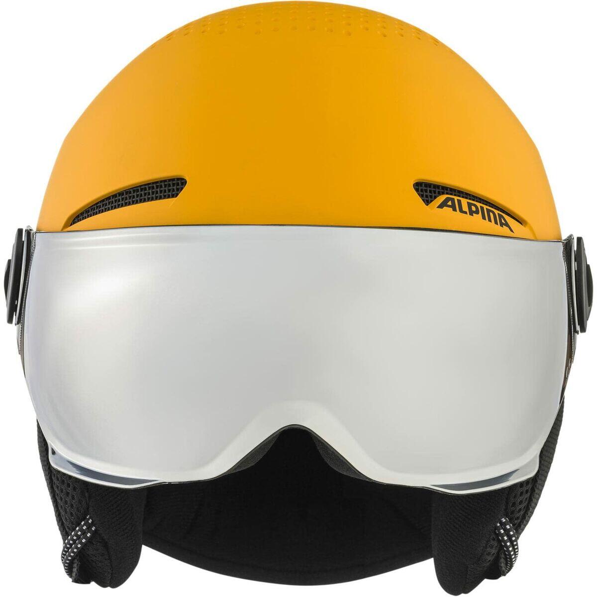 Kask narciarski Narty Alpina Zupo Visor Q-Lite Żółty