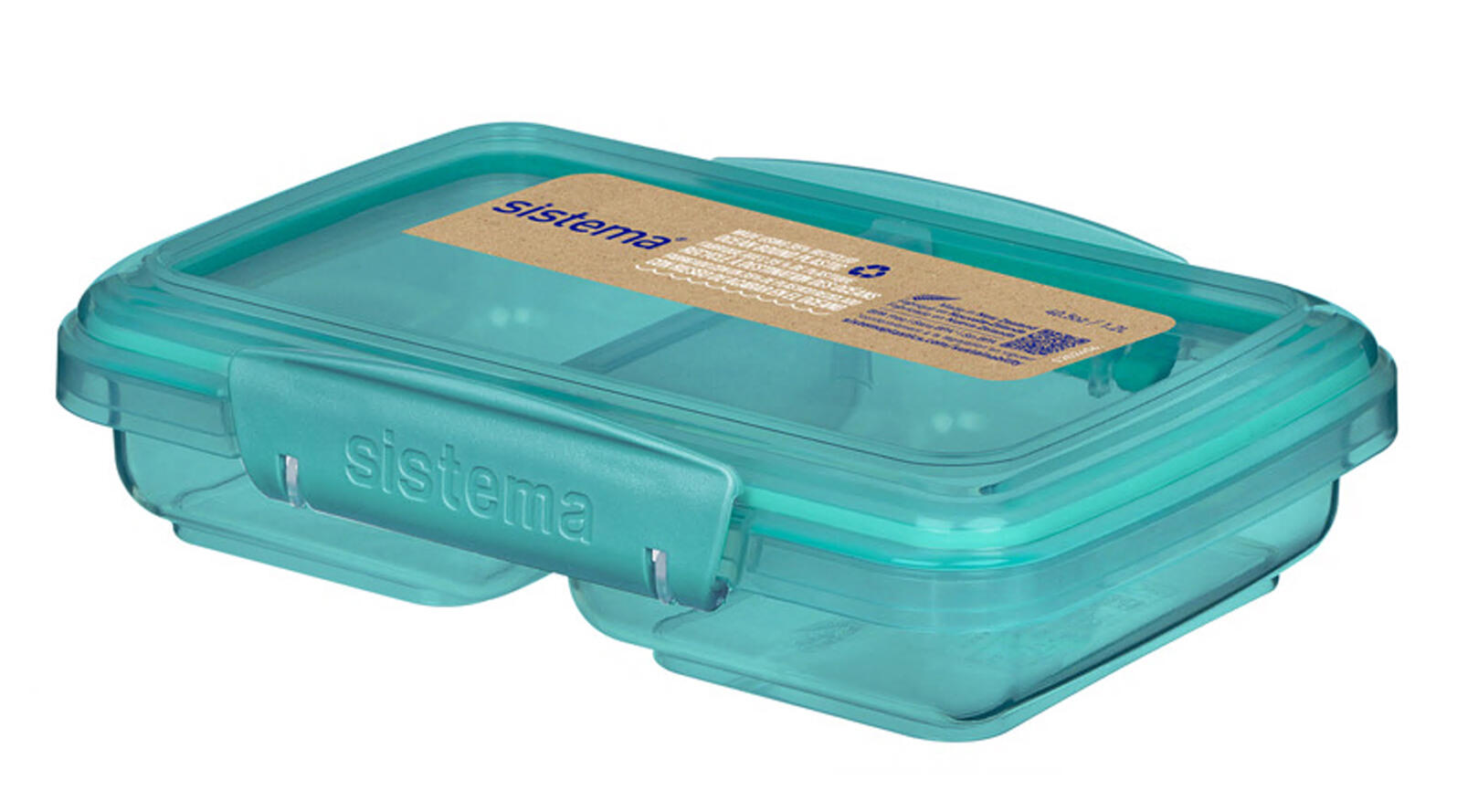 Pojemnik na przekąski Ocean Bound Small Split z 2 przegródkami 350 ml