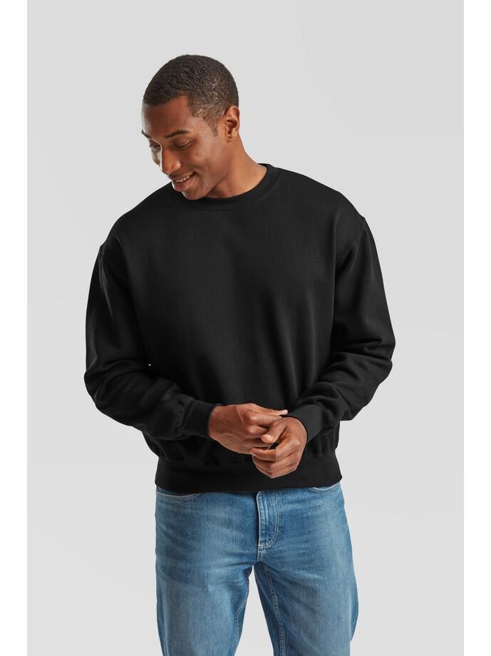 Bluza Sudadera Fruit Of The Loom z superbawełny Adulto Negro