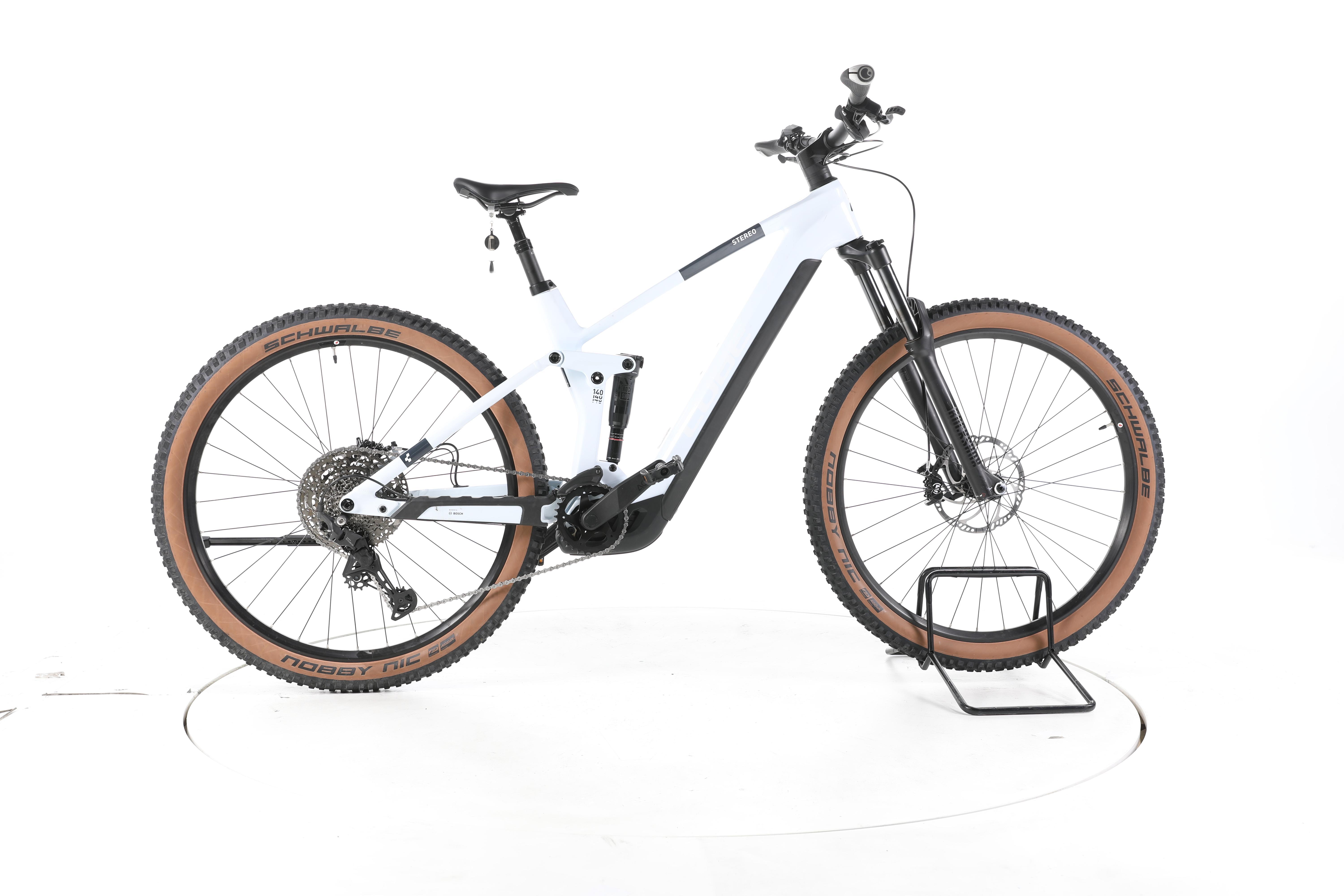 Second Life - Cube Stereo Hybrid 140 HPC Pro E-Bike Carbon - Bardzo dobry stan