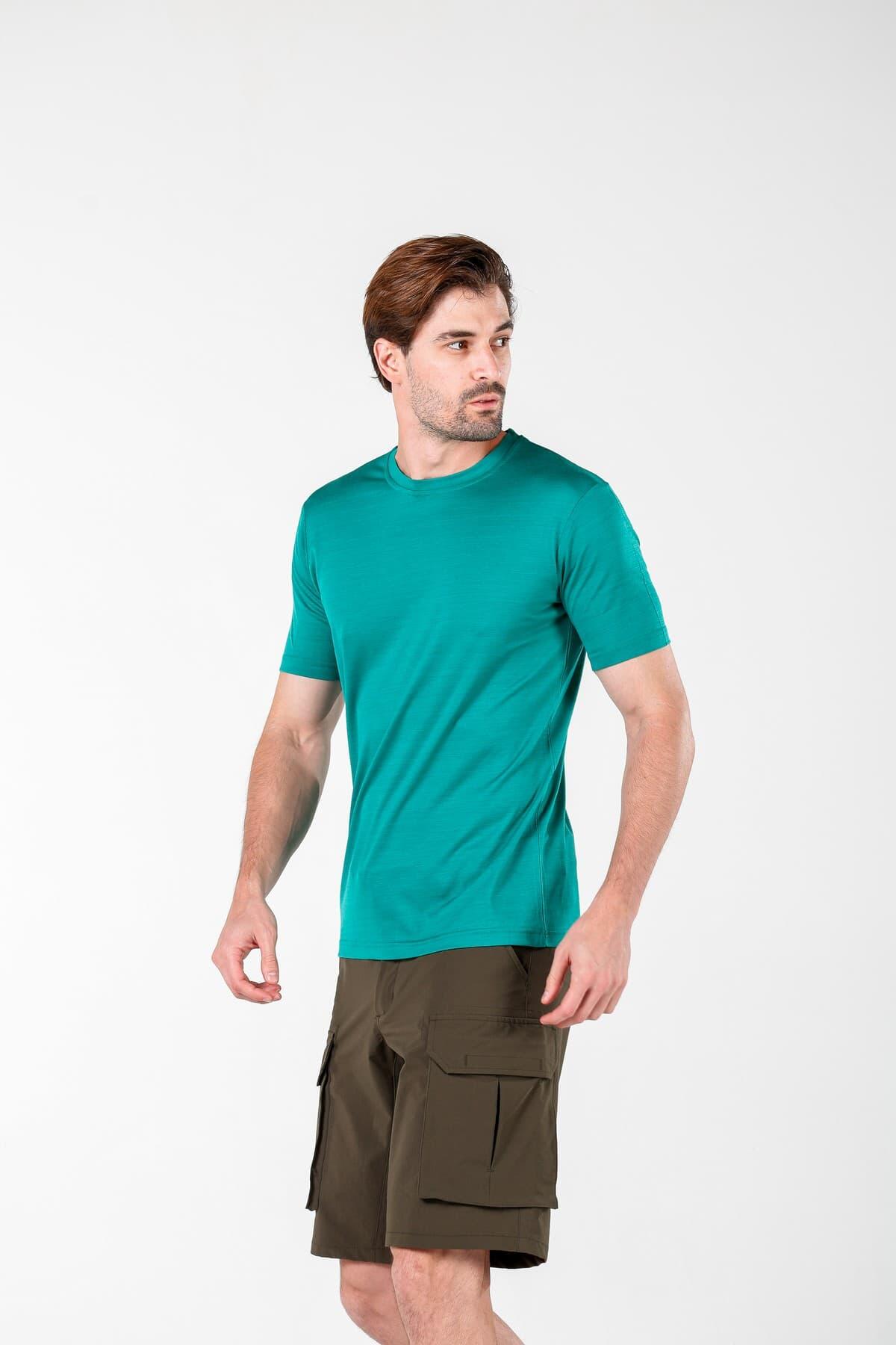 Koszulka termoaktywna turystyczna męska Woolona Notus 100% Merino