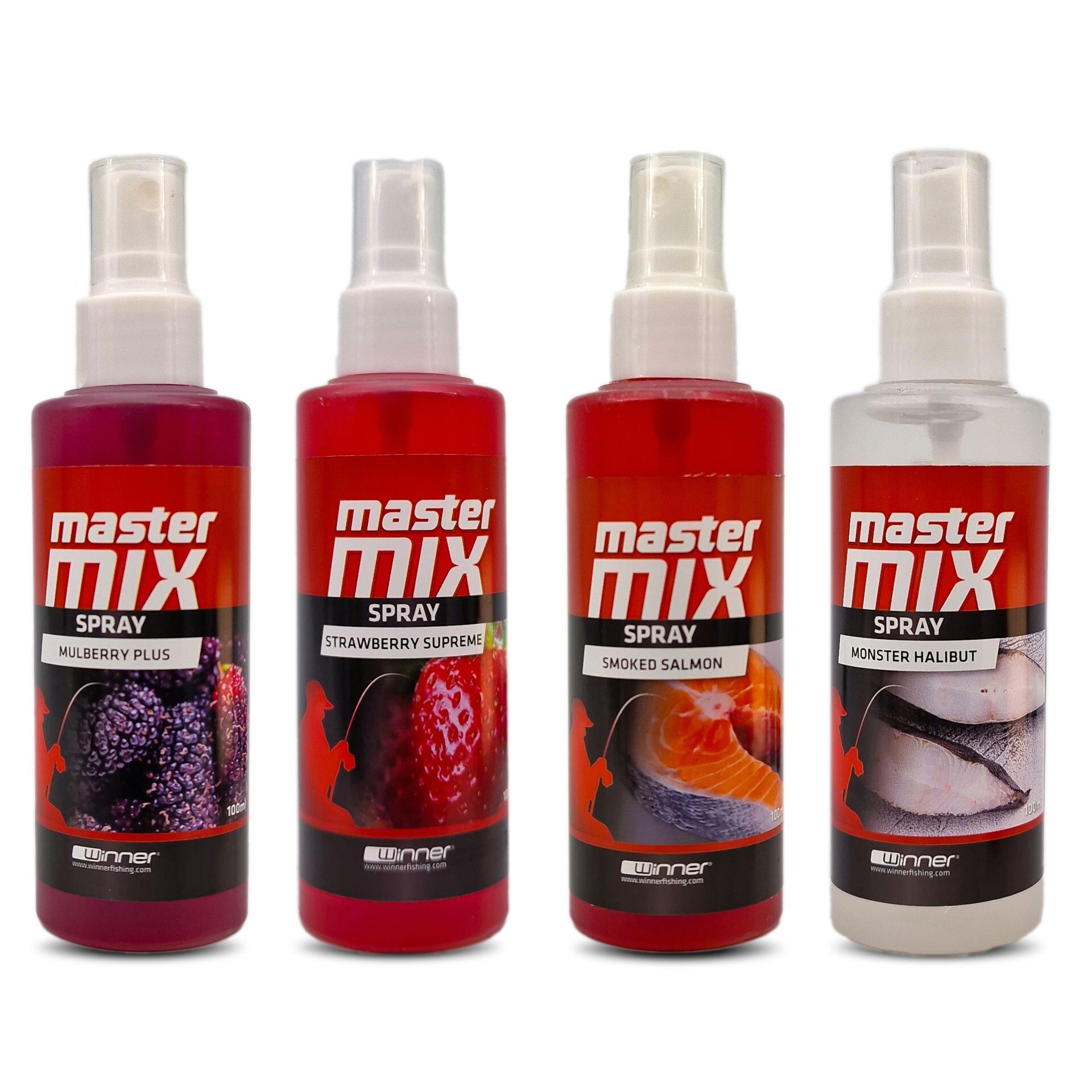 Booster w sprayu Master Mix Spray 100ml – Zestaw 4 sztuki Morski & Śmierdzący