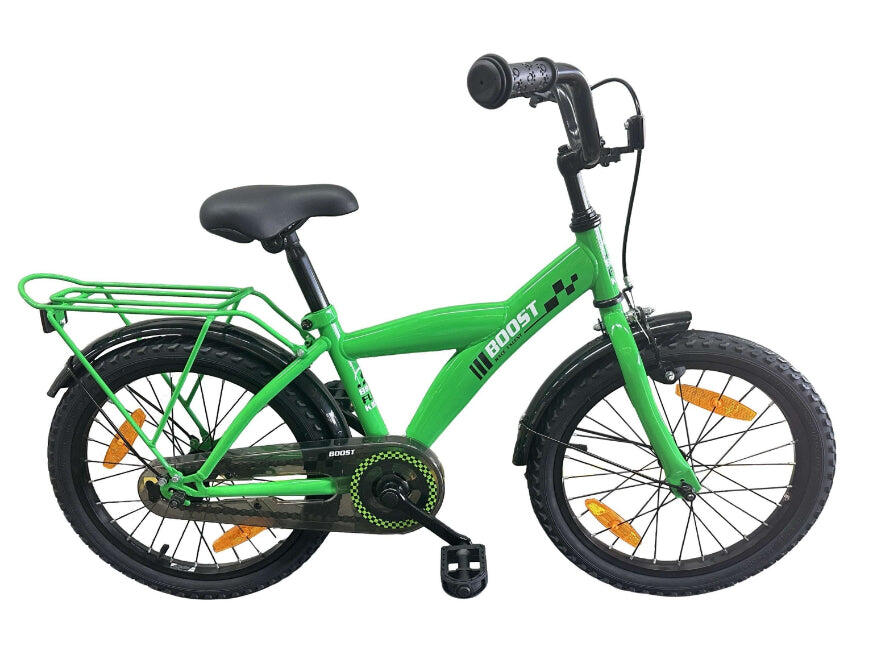 Rower dziecięcy Bikefun Boost 18 cali stalowa rama zielony