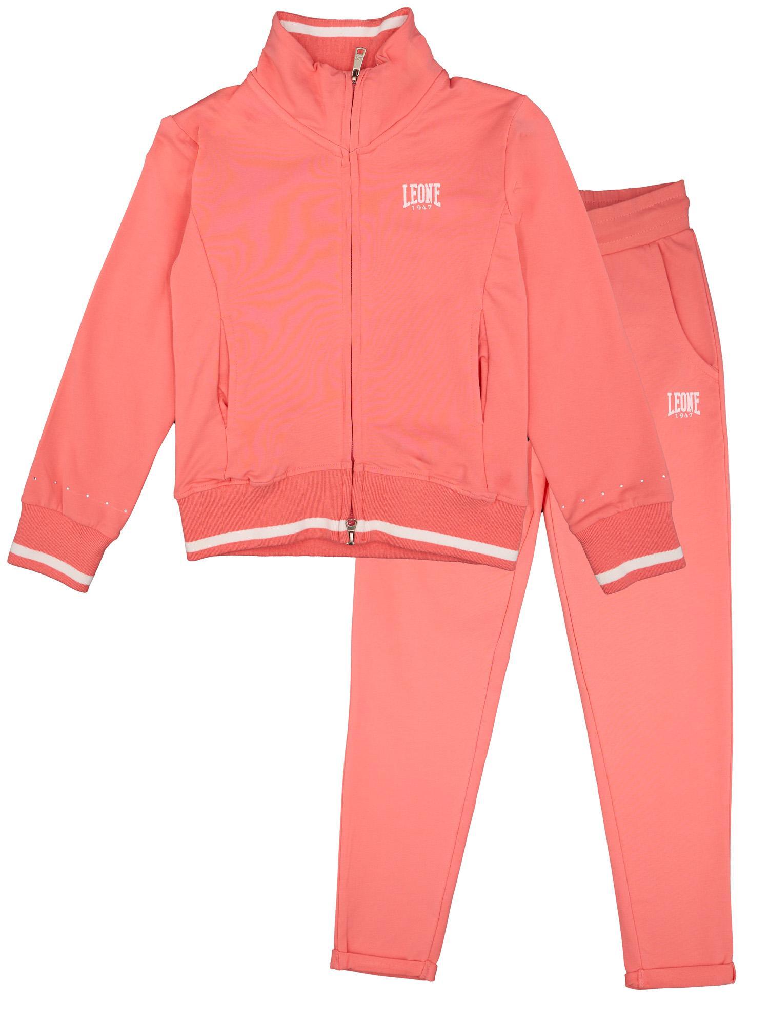 Dres dziewczęcy Leone 1947 Apparel Bright z kołnierzem i zamkiem