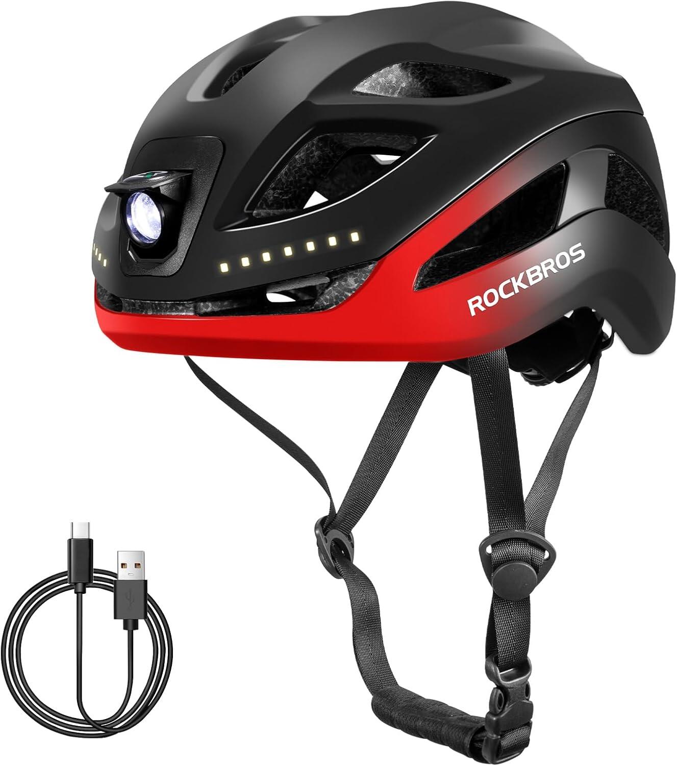 Luminous LED Kask rowerowy z regulacją 57-61 cm, ładowany