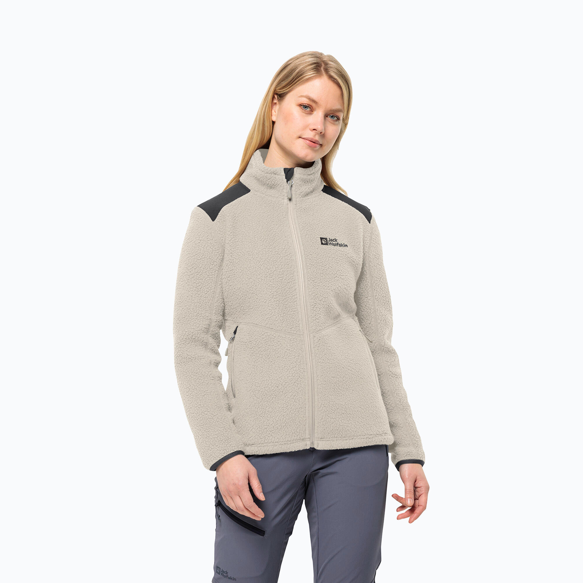 Bluza polarowa damska Jack Wolfskin Kammweg Pile Fz