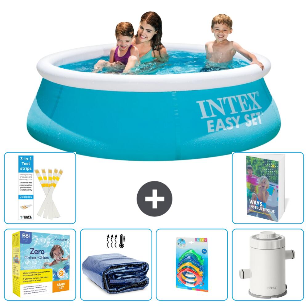 INTEX Basen Easy Set Okrągły - 183x51 cm - 7-częściowy S7