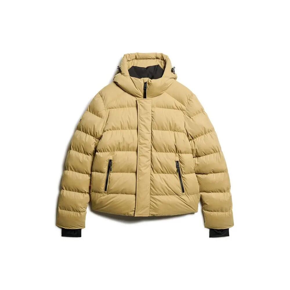 Kurtka puchowa z kapturem z mikrofibry Superdry