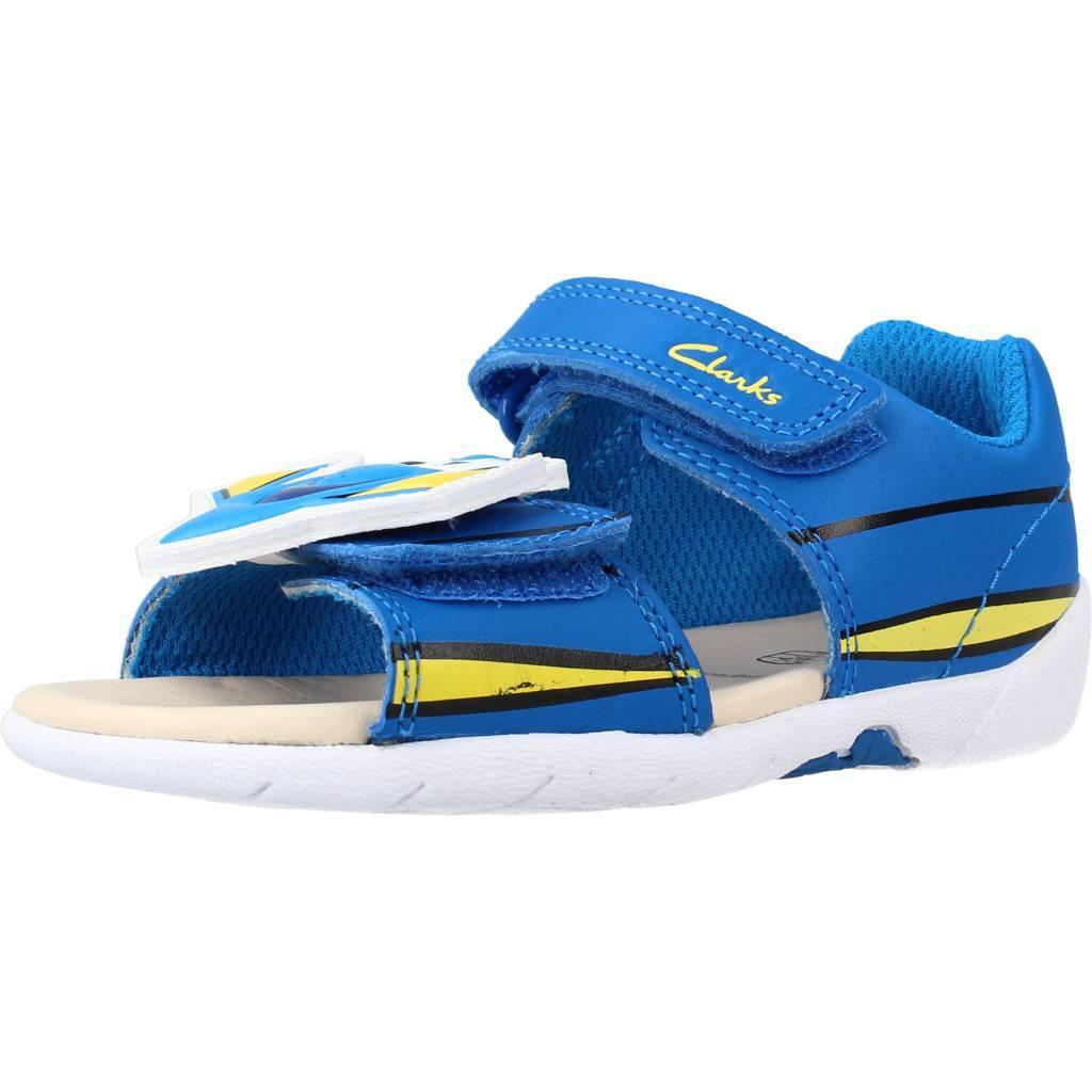 Sandały CLARKS ZORA NEMO T Niebieski