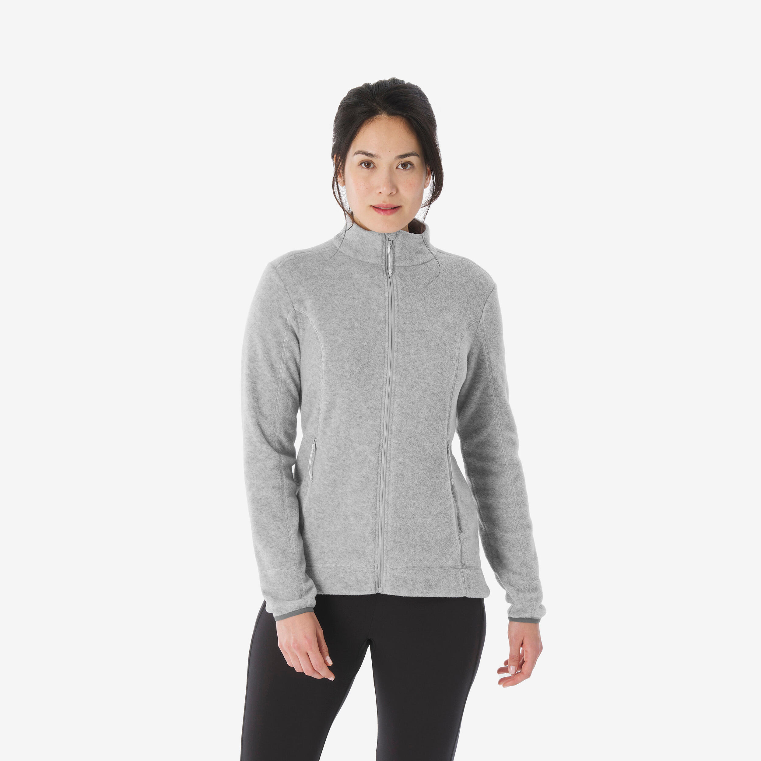 Polar turystyczny damski Quechua MH100 zamek