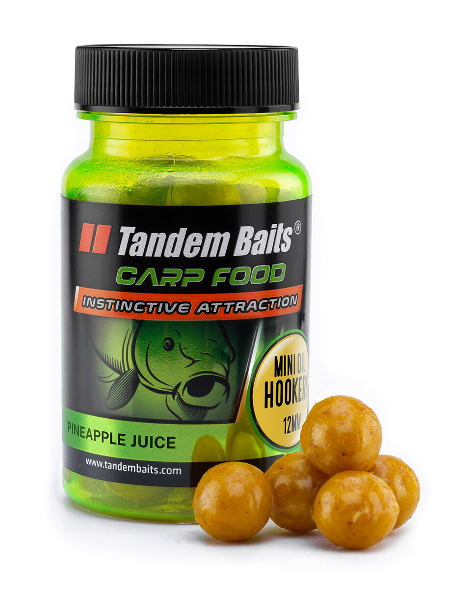 Mini kulki haczykowe Carp Food Oil Hookers 12mm/50g Ananasowy Sok